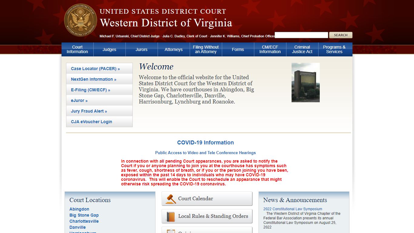 Western District of Virginia | United States District Court